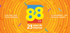 Confira a lista completa dos cantores confirmados na Festa de 23 anos da Rádio 88 FM